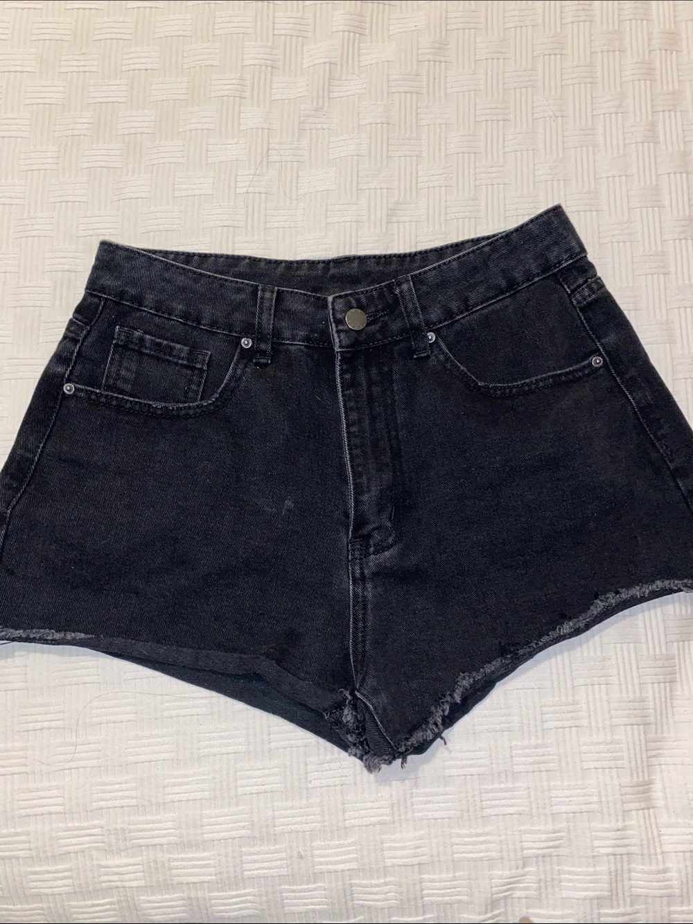 Black Denim Women's Shorts shein size medium /6